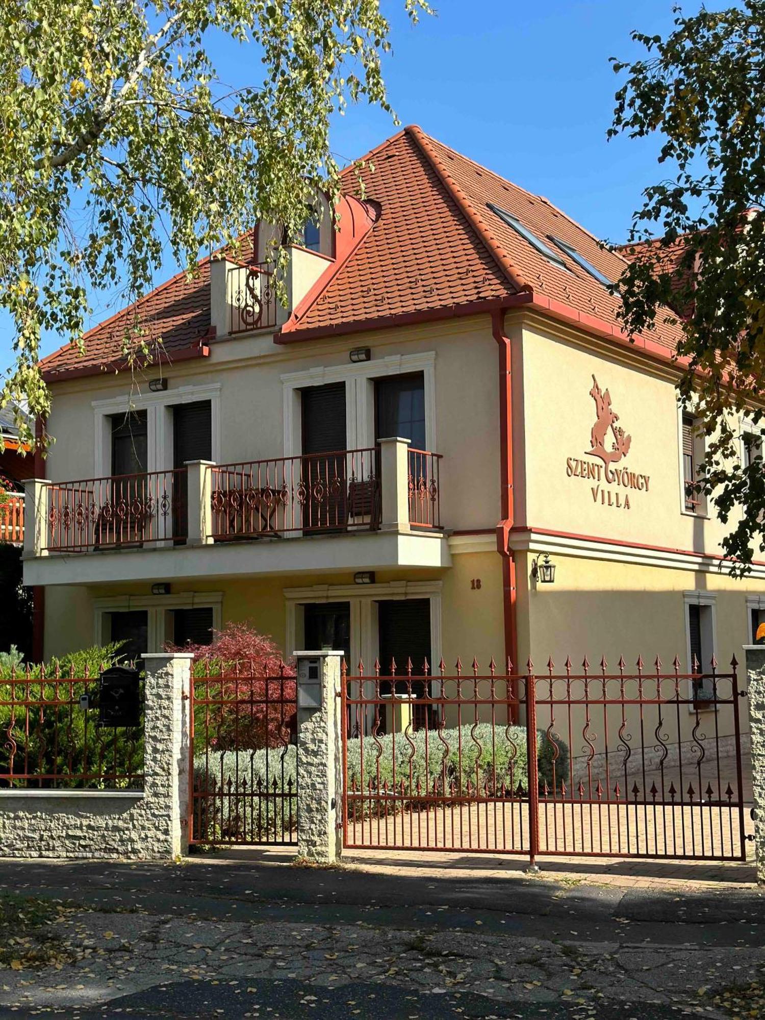 Szent György Villa Apartmanház Hévíz Exterior foto
