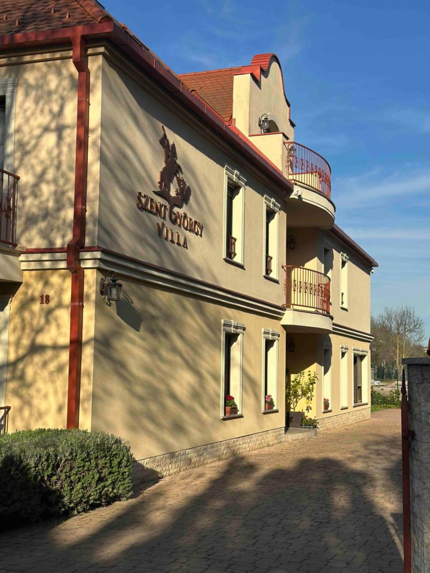 Szent György Villa Apartmanház Hévíz Exterior foto
